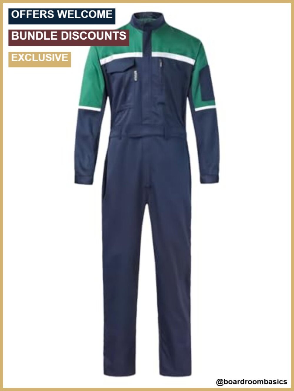 Mens Reflective Coverall Work Mechanics Hi Vis Jumpsuit Overalls